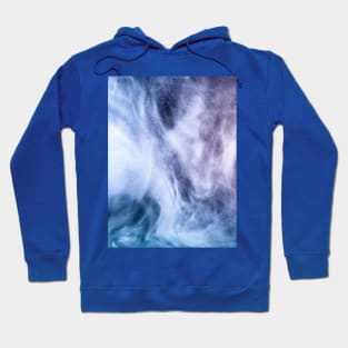 Blue purple white abstract heavenly clouds smoke Hoodie